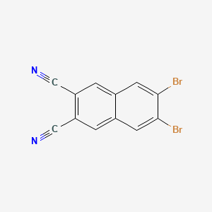 molecular formula C12H4Br2N2 B1298471 2,3-Dibromo-6,7-dicyanonaphthalene CAS No. 74815-81-9