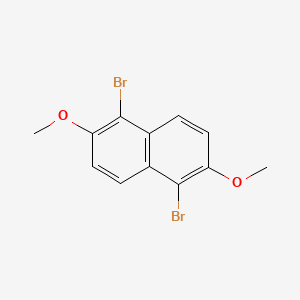 molecular formula C12H10Br2O2 B1298473 1,5-Dibromo-2,6-dimethoxynaphthalene CAS No. 25315-06-4