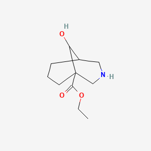 Ethyl 9-hydroxy-3-azabicyclo[3.3.1]nonane-1-carboxylate