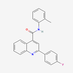 2-(4-Fluorophenyl)-N-(o-tolyl)quinoline-4-carboxamide