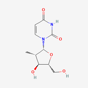 1-((2R,3S,4S,5R)-4-Hydroxy-5-(hydroxymethyl)-3-methyltetrahydrofuran-2-yl)pyrimidine-2,4(1H,3H)-dione