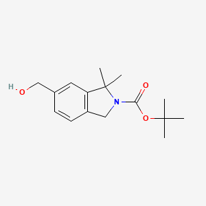 tert-Butyl 6-(hydroxymethyl)-1,1-dimethylisoindoline-2-carboxylate