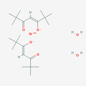 Bis(2,2,6,6-tetramethyl-3,5-heptanedionato)strontium dihydrate