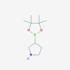 3-(4,4,5,5-Tetramethyl-1,3,2-dioxaborolan-2-yl)pyrrolidine