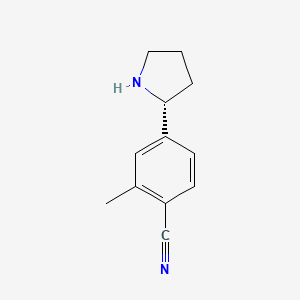 (R)-2-Methyl-4-(pyrrolidin-2-yl)benzonitrile