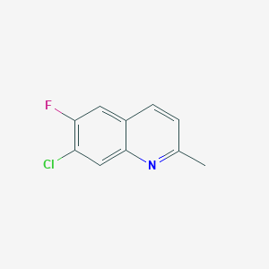 7-Chloro-6-fluoro-2-methylquinoline