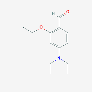 molecular formula C13H19NO2 B1298488 4-(Diethylamino)-2-ethoxybenzaldehyde CAS No. 61657-61-2