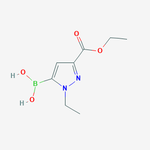 (3-(Ethoxycarbonyl)-1-ethyl-1H-pyrazol-5-yl)boronic acid