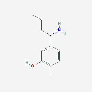 (S)-5-(1-Aminobutyl)-2-methylphenol