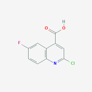 2-Chloro-6-fluoroquinoline-4-carboxylic acid