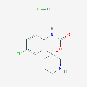 (R)-6-Chlorospiro[benzo[d][1,3]oxazine-4,3'-piperidin]-2(1H)-one hydrochloride