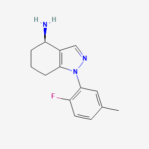 (R)-1-(2-Fluoro-5-methylphenyl)-4,5,6,7-tetrahydro-1H-indazol-4-amine