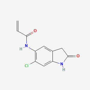 N-(6-chloro-2-oxoindolin-5-yl)acrylamide