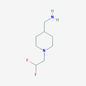 (1-(2,2-Difluoroethyl)piperidin-4-yl)methanamine