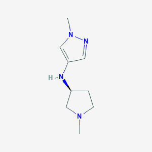 (S)-1-Methyl-N-(1-methylpyrrolidin-3-yl)-1H-pyrazol-4-amine