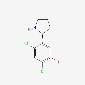 (R)-2-(2,4-Dichloro-5-fluorophenyl)pyrrolidine