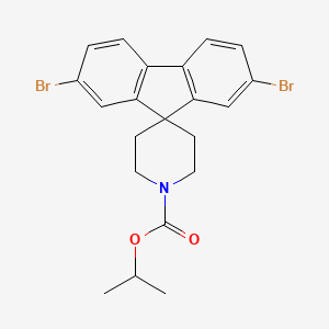 Isopropyl 2,7-dibromospiro[fluorene-9,4'-piperidine]-1'-carboxylate