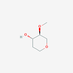 Rel-(3S,4S)-3-methoxytetrahydro-2H-pyran-4-ol