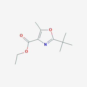 Ethyl 2-(tert-butyl)-5-methyloxazole-4-carboxylate