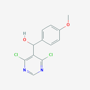 (4,6-Dichloropyrimidin-5-yl)(4-methoxyphenyl)methanol