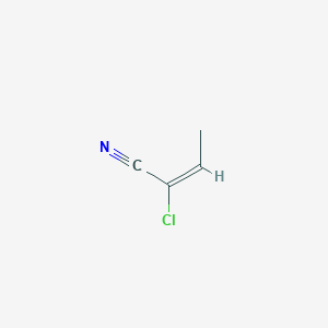 (E)-2-chlorobut-2-enenitrile