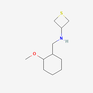 N-((2-Methoxycyclohexyl)methyl)thietan-3-amine