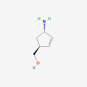 ((1S,4S)-4-Aminocyclopent-2-en-1-yl)methanol