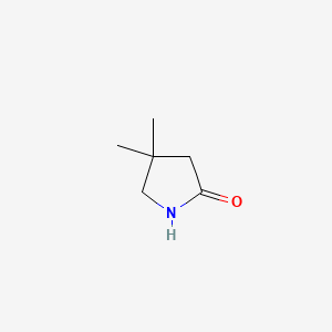 molecular formula C6H11NO B1298543 4,4-二甲基-2-吡咯烷酮 CAS No. 66899-02-3