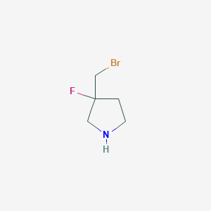 3-(Bromomethyl)-3-fluoropyrrolidine