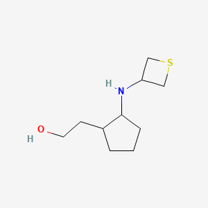 2-(2-(Thietan-3-ylamino)cyclopentyl)ethan-1-ol