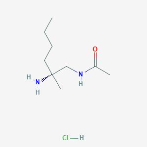 (R)-N-(2-Amino-2-methylhexyl)acetamide hydrochloride