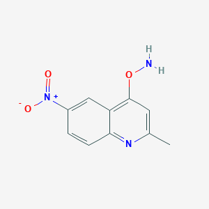 O-(2-Methyl-6-nitroquinolin-4-yl)hydroxylamine