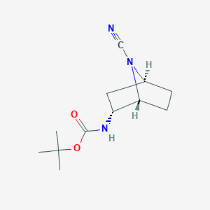 tert-Butyl ((1R,2R,4S)-7-cyano-7-azabicyclo[2.2.1]heptan-2-yl)carbamate