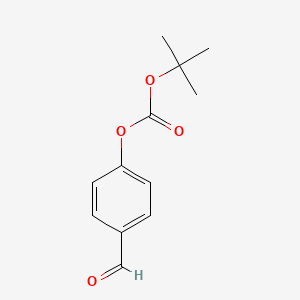 molecular formula C12H14O4 B1298553 叔丁基 4-甲酰苯基碳酸酯 CAS No. 87188-50-9