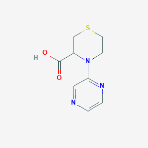 4-(Pyrazin-2-yl)thiomorpholine-3-carboxylic acid