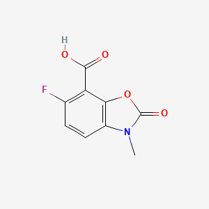 6-Fluoro-3-methyl-2-oxo-1,3-benzoxazole-7-carboxylic acid