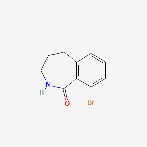 9-Bromo-2,3,4,5-tetrahydro-1H-benzo[c]azepin-1-one