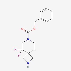 Benzyl 5,5-difluoro-2,7-diazaspiro[3.5]nonane-7-carboxylate