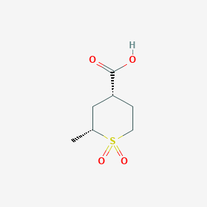 (2R,4R)-2-methyl-1,1-dioxothiane-4-carboxylic acid