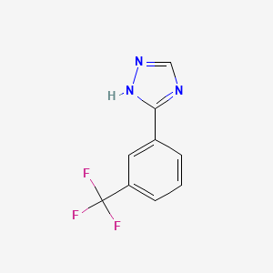 3-(3-(Trifluoromethyl)phenyl)-1H-1,2,4-triazole