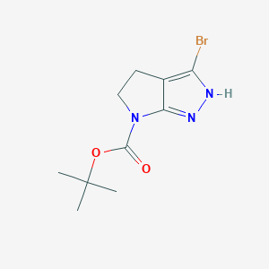 tert-Butyl 3-bromo-4,5-dihydropyrrolo[2,3-c]pyrazole-6(1H)-carboxylate