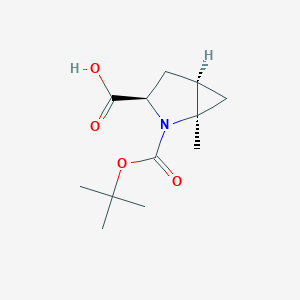 Rel-(1R,3R,5S)-2-(tert-butoxycarbonyl)-1-methyl-2-azabicyclo[3.1.0]hexane-3-carboxylic acid