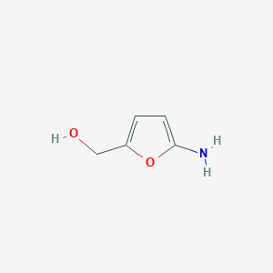 molecular formula C5H7NO2 B12985742 (5-Aminofuran-2-yl)methanol 