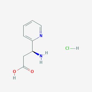 (S)-3-Amino-3-(pyridin-2-yl)propanoic acid hydrochloride