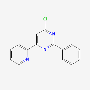 4-Chloro-2-phenyl-6-(pyridin-2-yl)pyrimidine