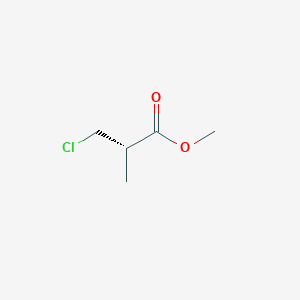 Propanoic acid, 3-chloro-2-methyl-, methyl ester, (2S)-(9CI)