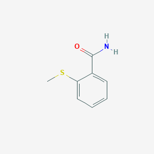 molecular formula C8H9NOS B1298581 2-甲基硫基苯甲酰胺 CAS No. 54705-16-7