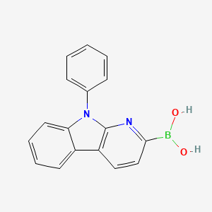 (9-Phenyl-9H-pyrido[2,3-b]indol-2-yl)boronic acid