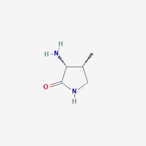 Rel-(3R,4R)-3-amino-4-methylpyrrolidin-2-one