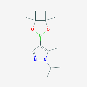 1-Isopropyl-5-methyl-4-(4,4,5,5-tetramethyl-1,3,2-dioxaborolan-2-yl)-1H-pyrazole